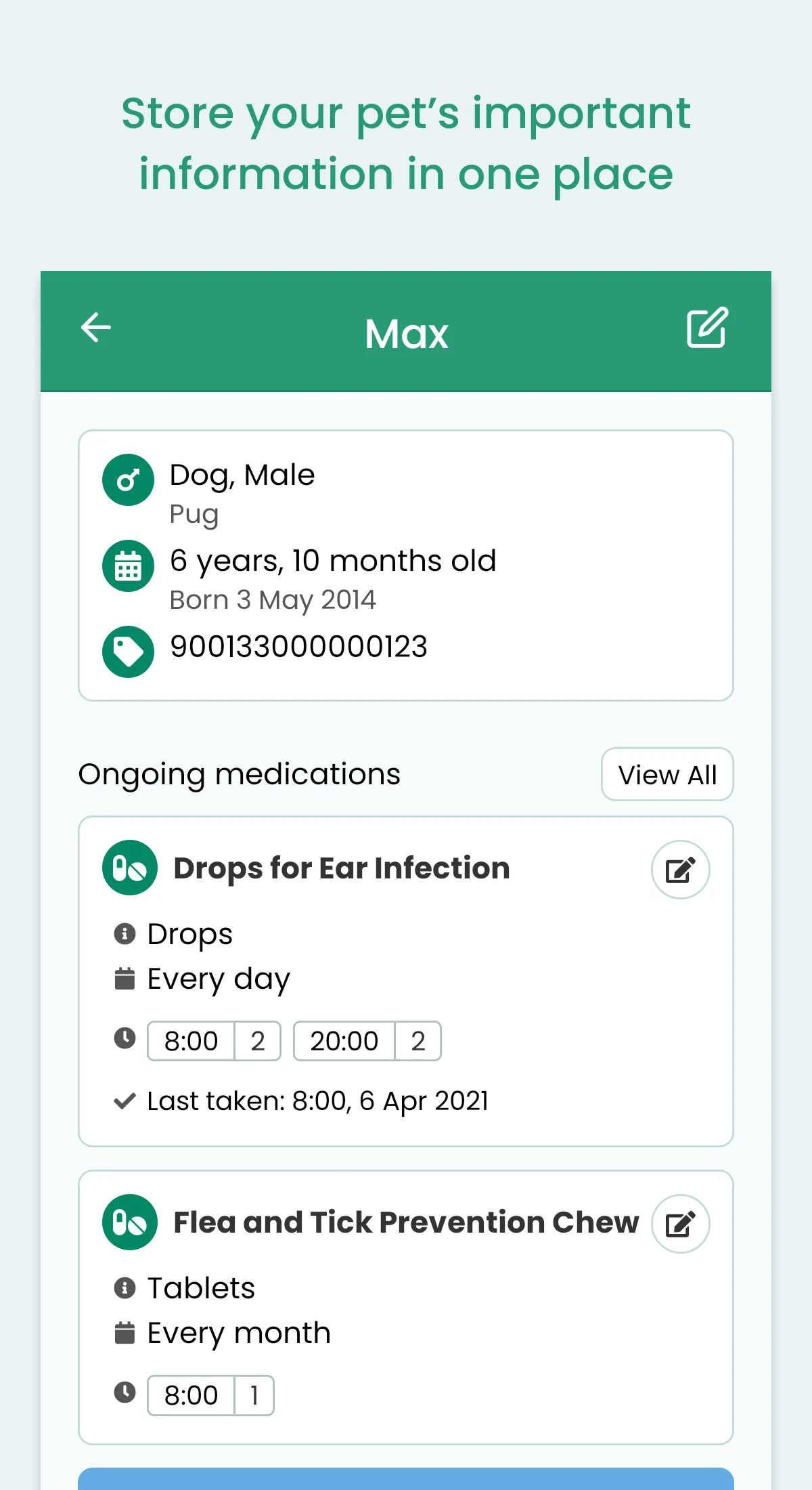 Notepet: Pet care & medication | Indus Appstore | Screenshot