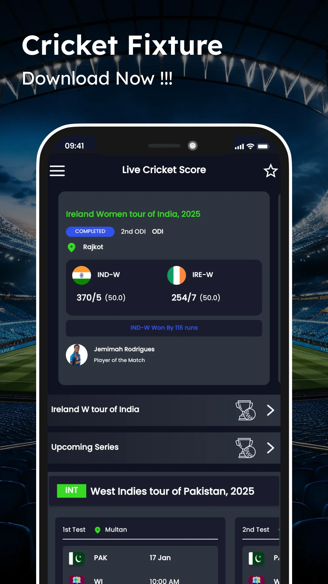 Live Cricket TV HD | Indus Appstore | Screenshot