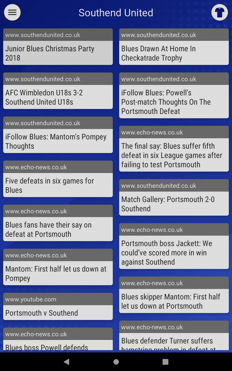 Southend United Fan App | Indus Appstore | Screenshot