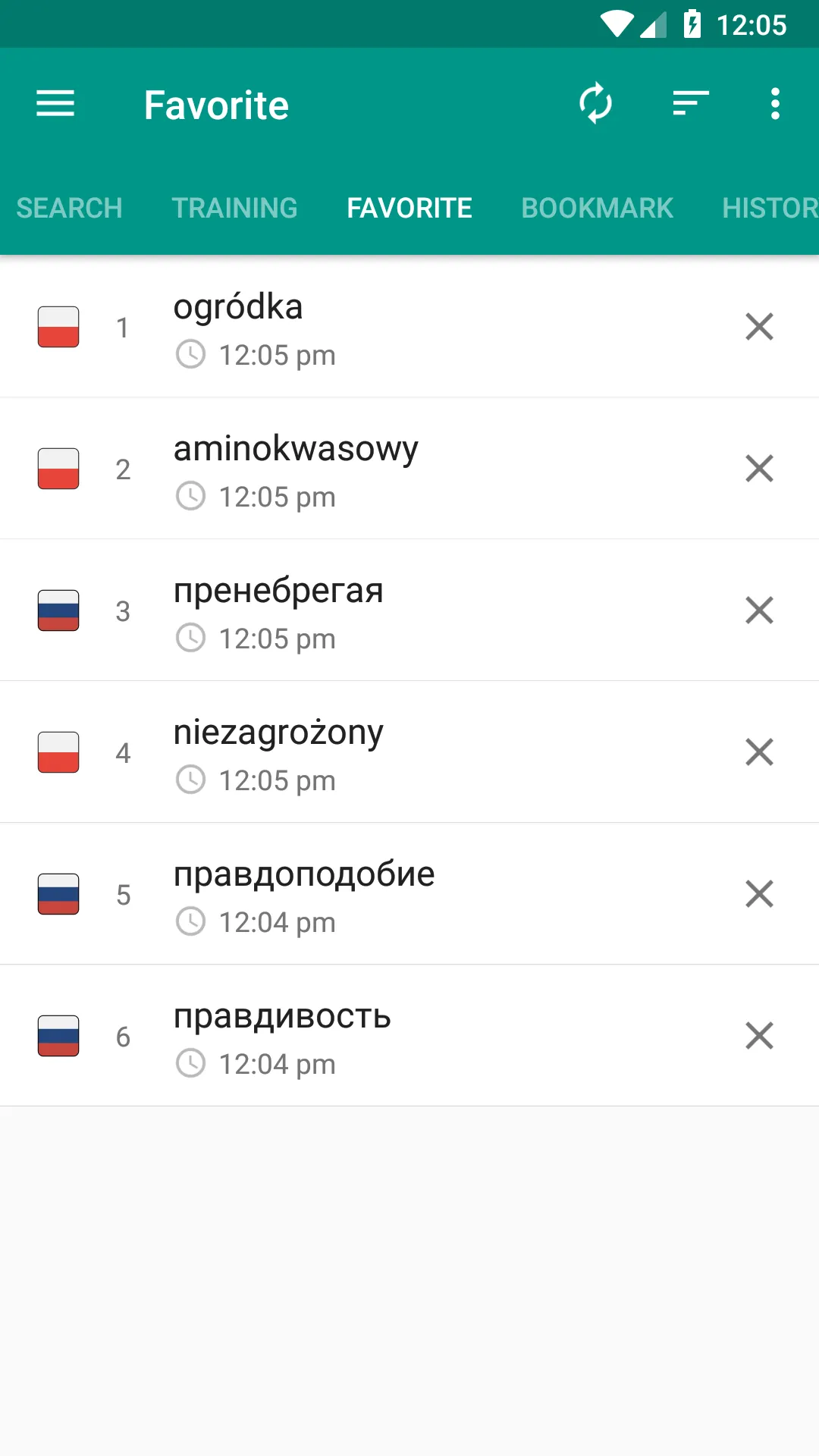 Russian-polish dictionary | Indus Appstore | Screenshot