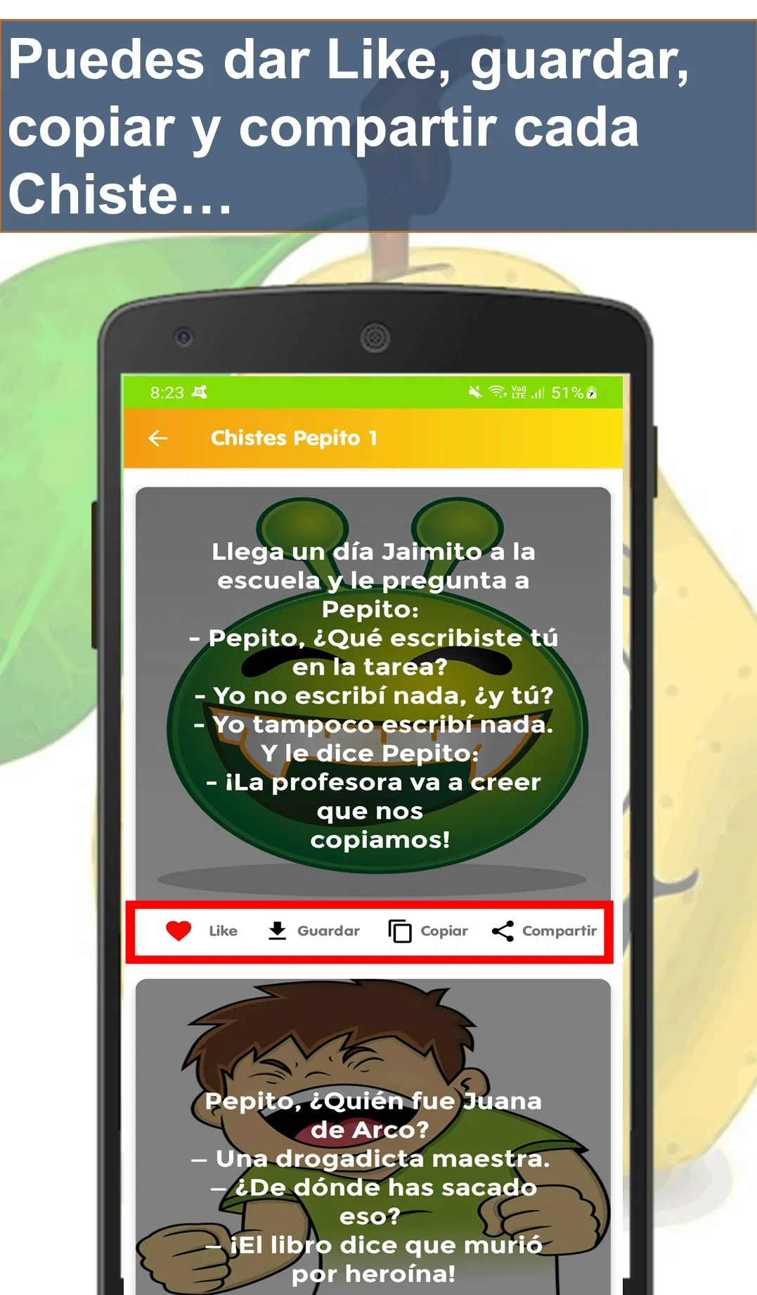 Chistes de Pepito Graciosos | Indus Appstore | Screenshot