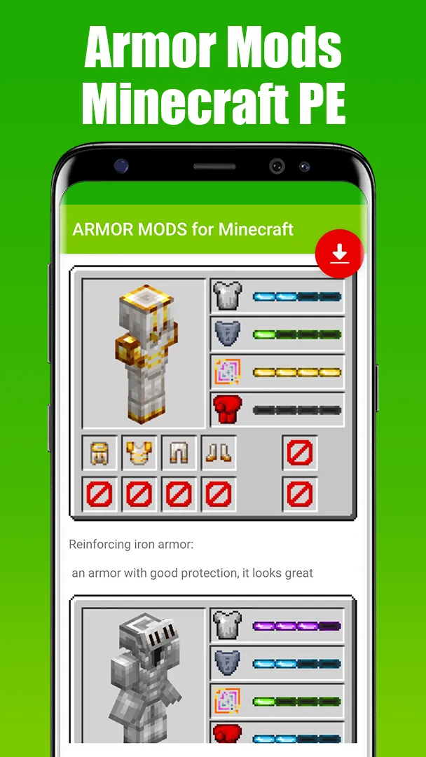 ARMOR MODS for Minecraft | Indus Appstore | Screenshot