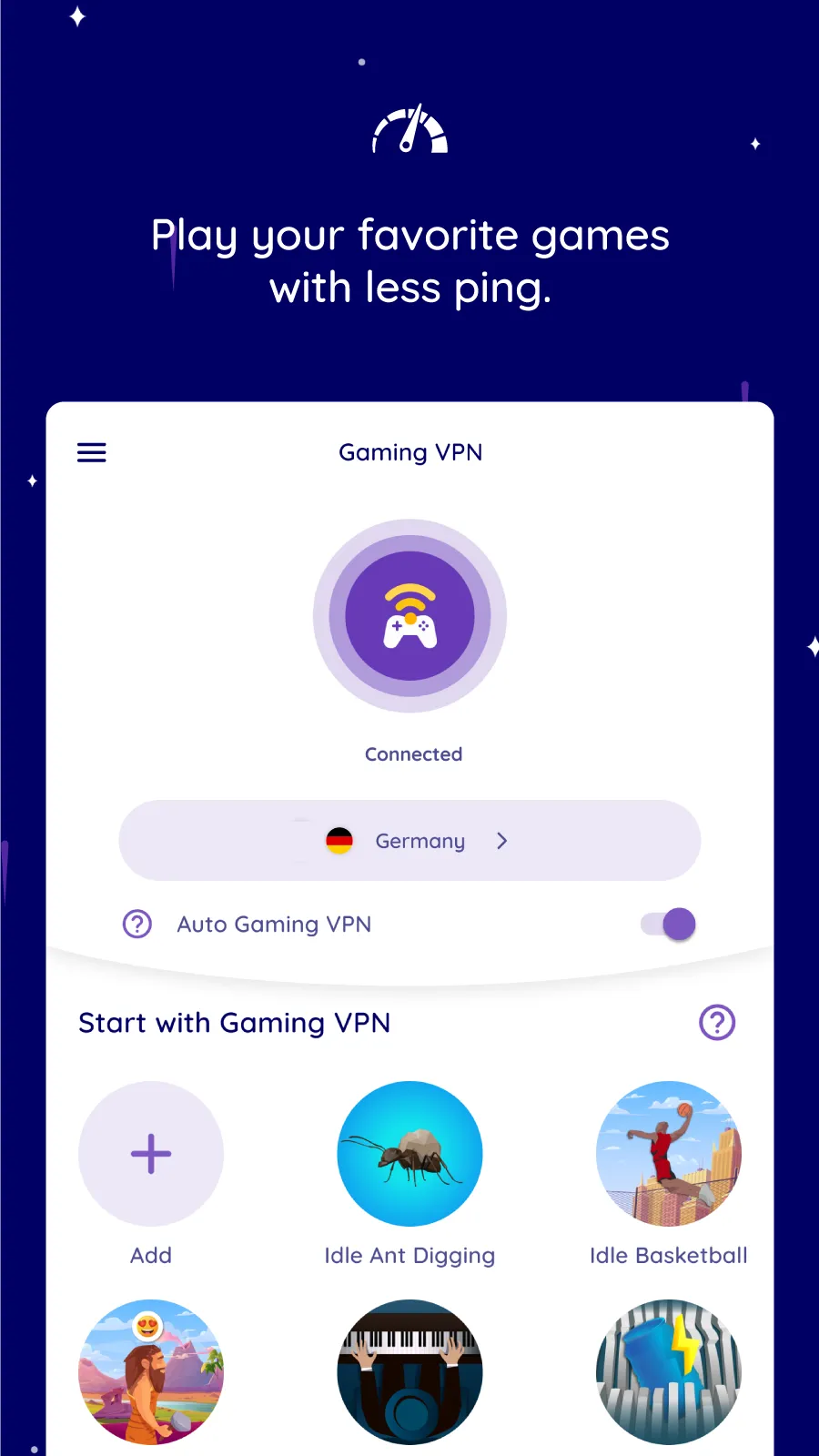 Gaming VPN: For Online Games | Indus Appstore | Screenshot