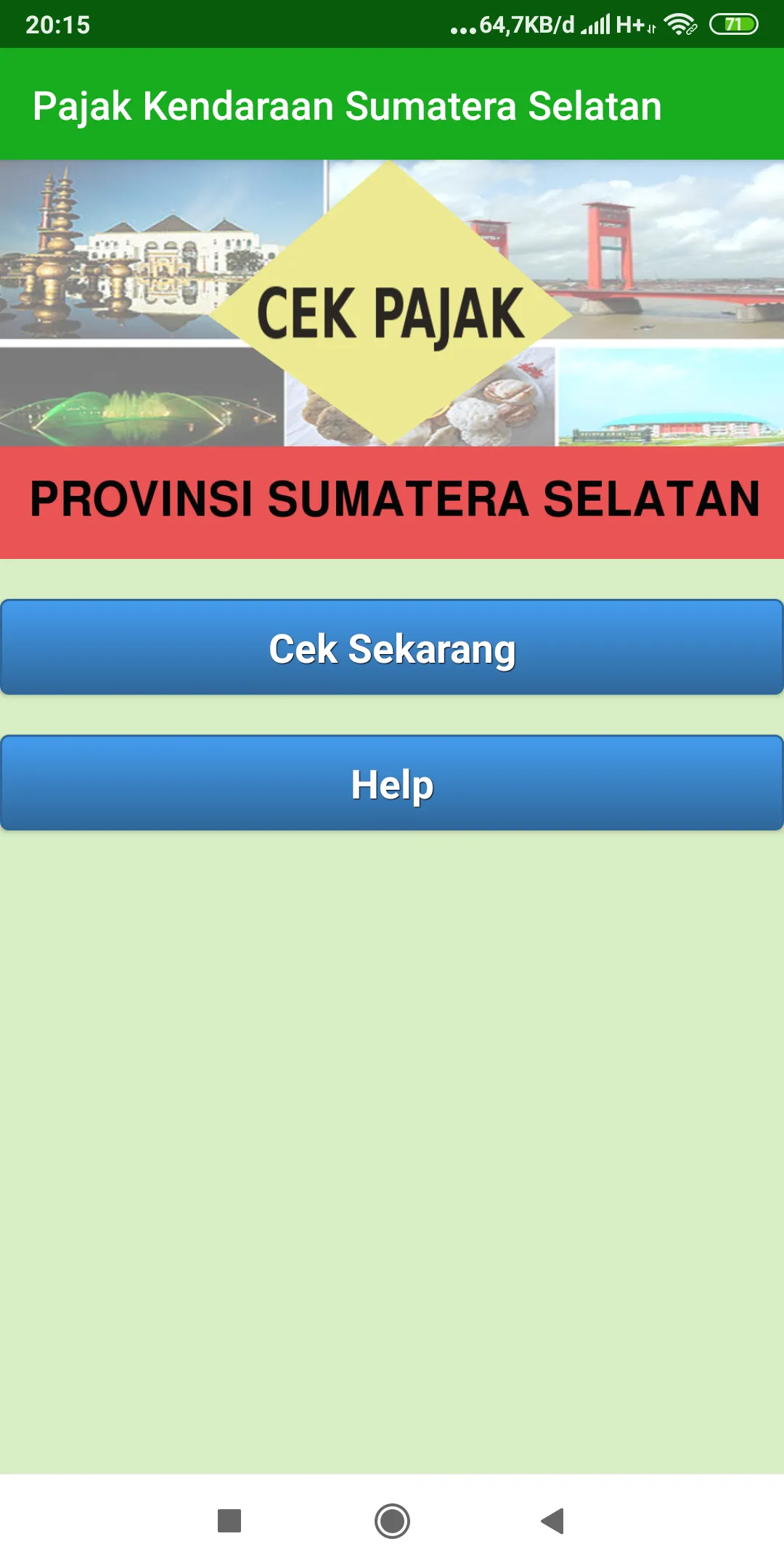 Cek Pajak Plat SumSel | Indus Appstore | Screenshot