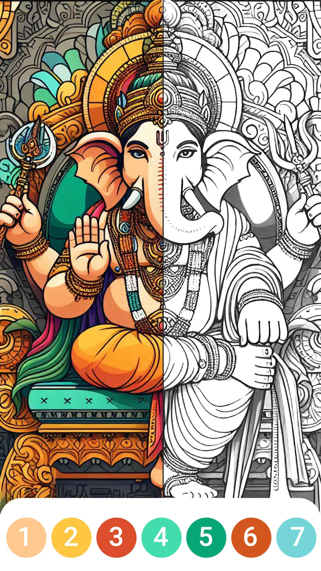 Colour Game: Gods & Stories | Indus Appstore | Screenshot