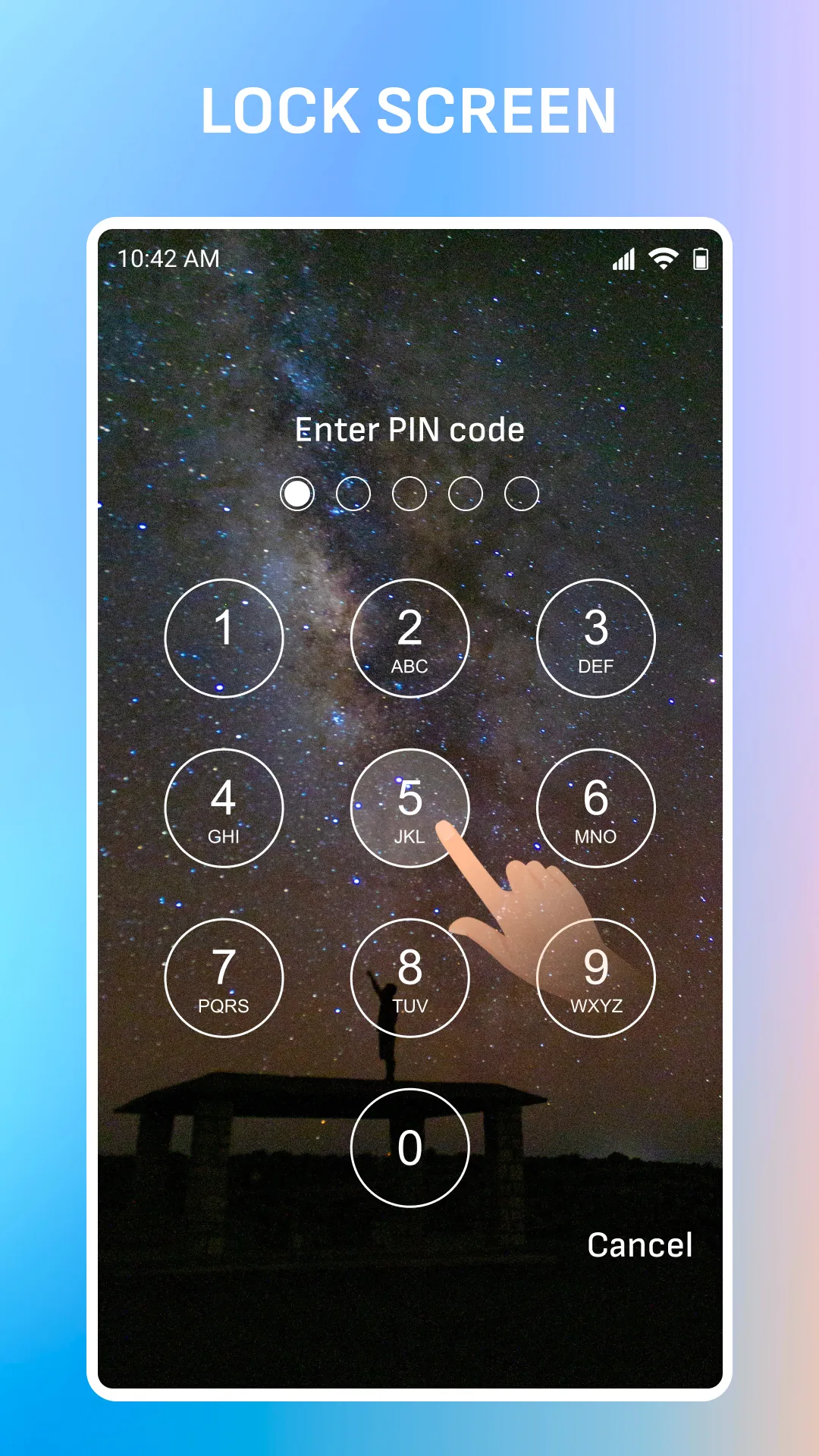 Lock screen passcode | Indus Appstore | Screenshot