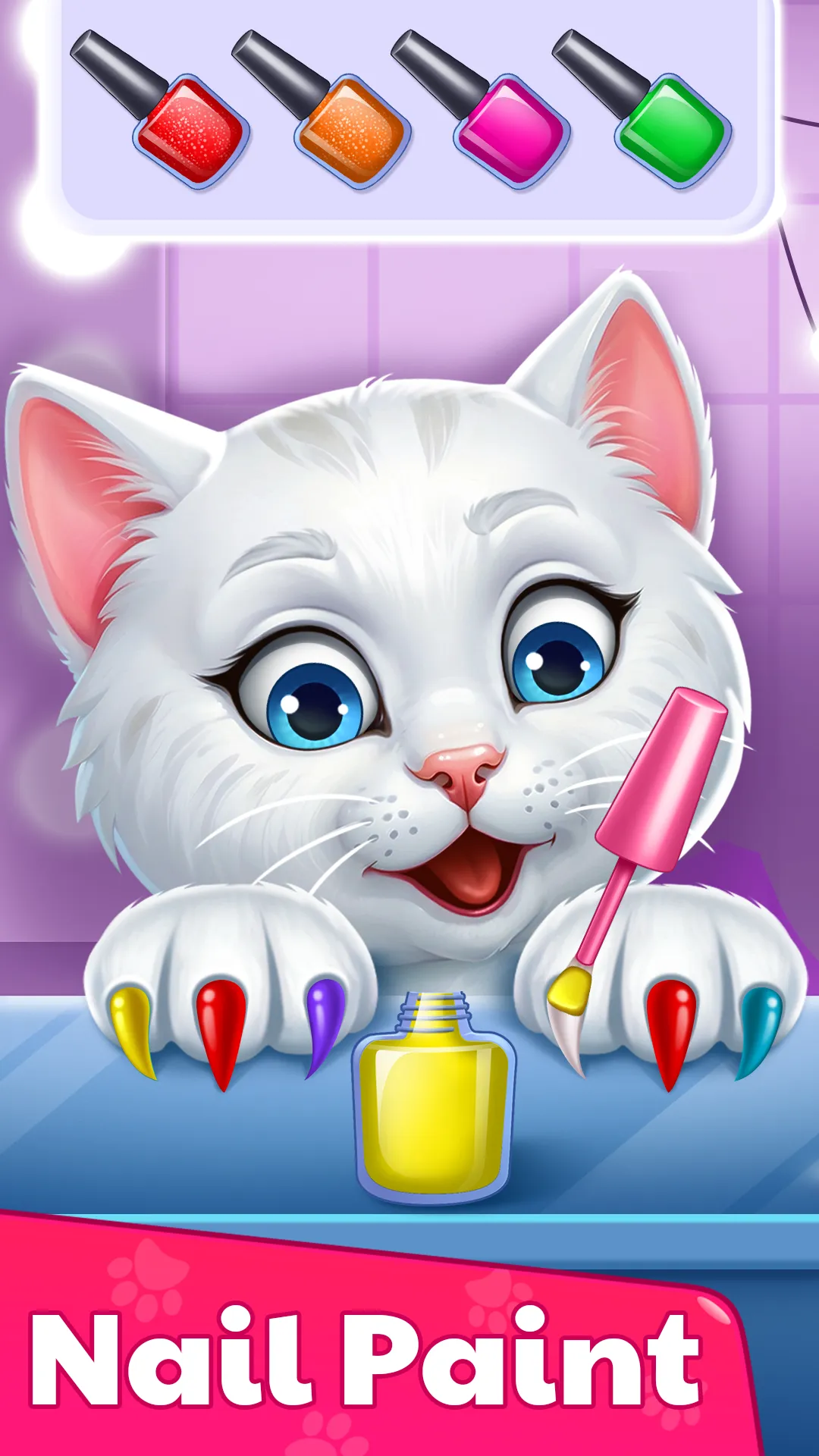 Kitty Nail Salon Daycare Cute | Indus Appstore | Screenshot