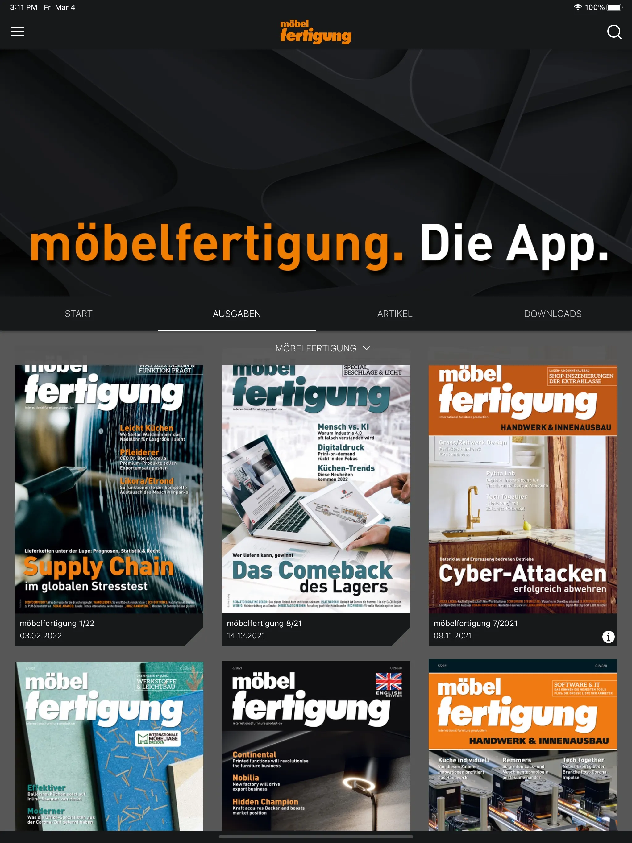 Möbelfertigung | Indus Appstore | Screenshot