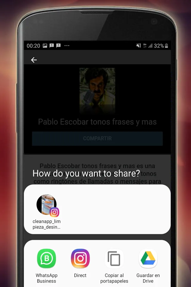 Pablo Escobar audios, frases | Indus Appstore | Screenshot