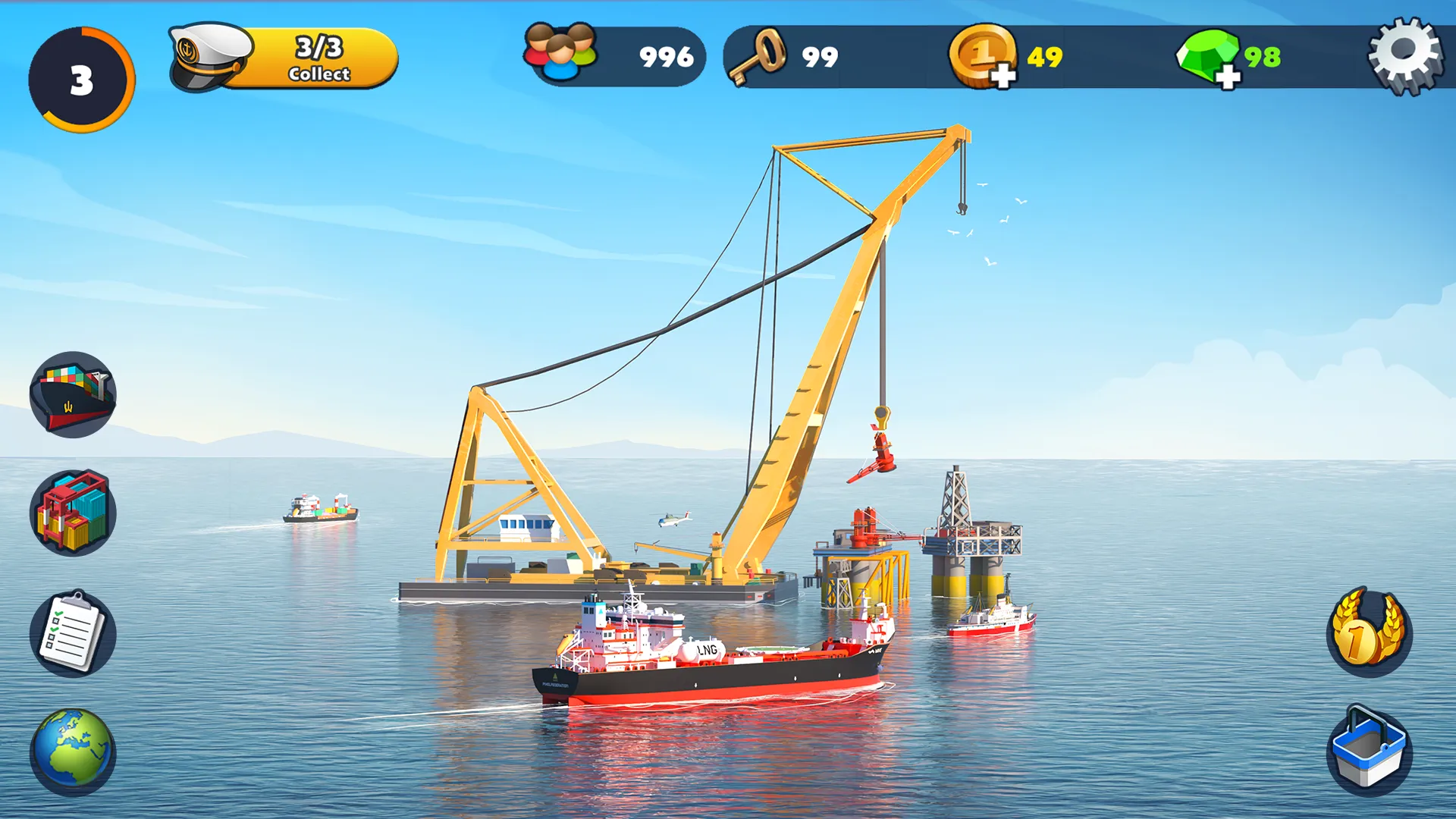 Port City: Ship Tycoon Games | Indus Appstore | Screenshot