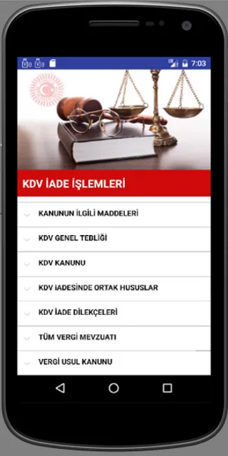 KDV Iadesi ve Vergi Mevzuatı | Indus Appstore | Screenshot