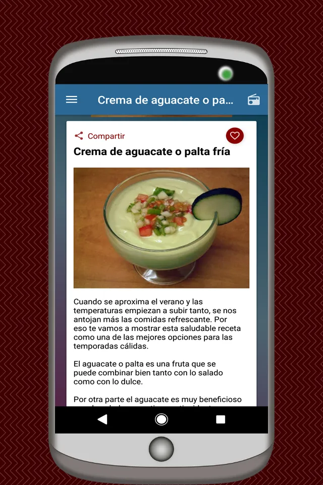 Recetas Ricas y Saludables | Indus Appstore | Screenshot