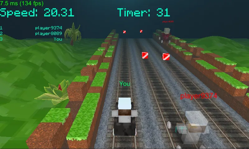 Minecart Racer Adventures | Indus Appstore | Screenshot