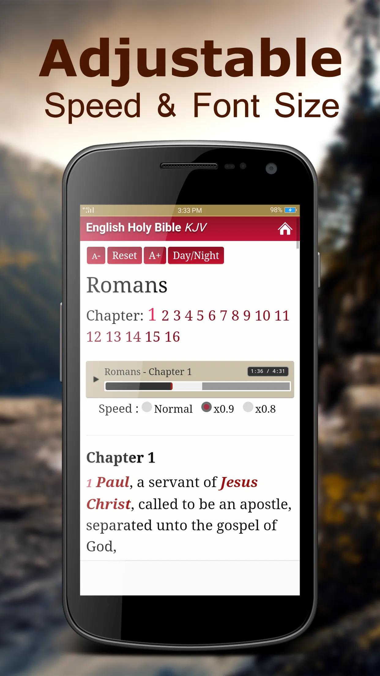 King James Bible - KJV Audio | Indus Appstore | Screenshot