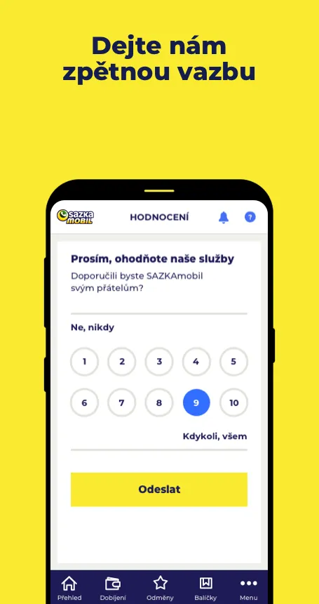 Mobilní operátor SAZKAmobil | Indus Appstore | Screenshot