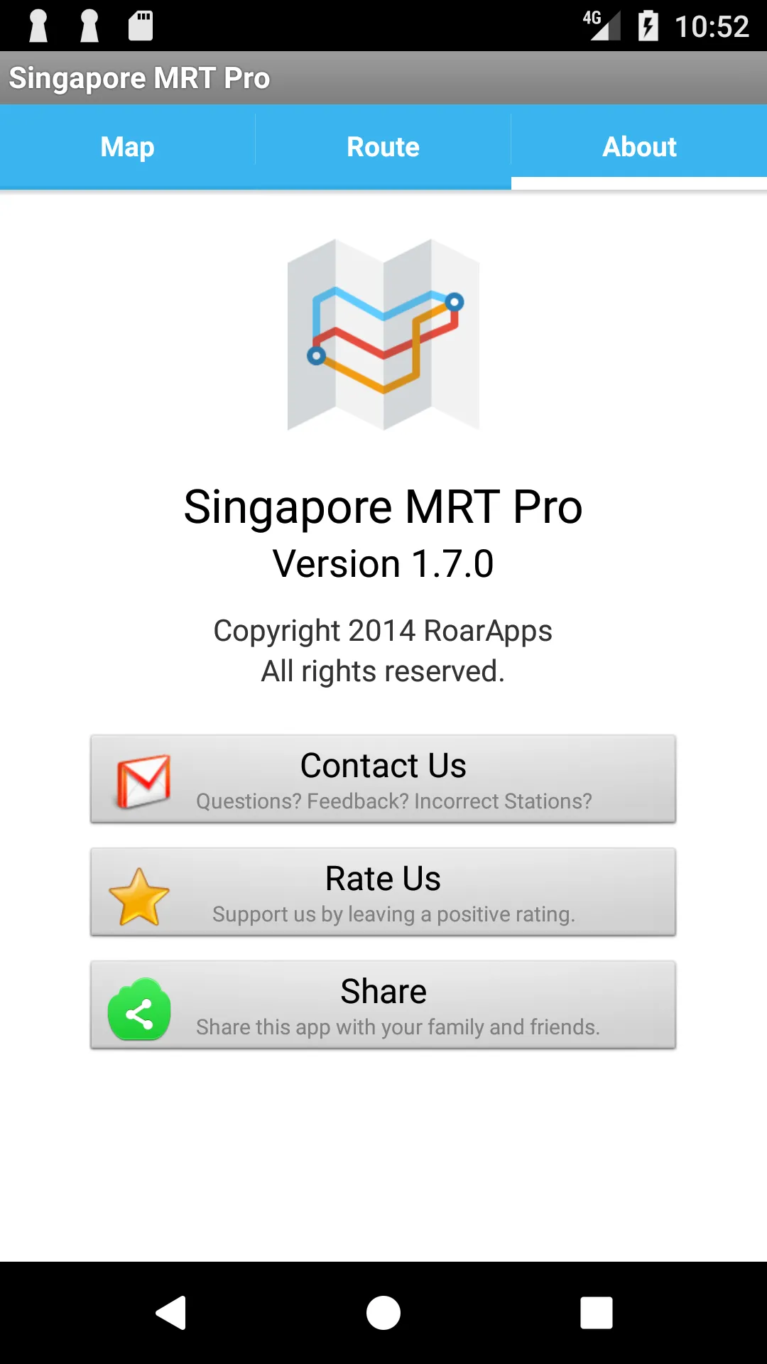 Singapore MRT and LRT Offline | Indus Appstore | Screenshot