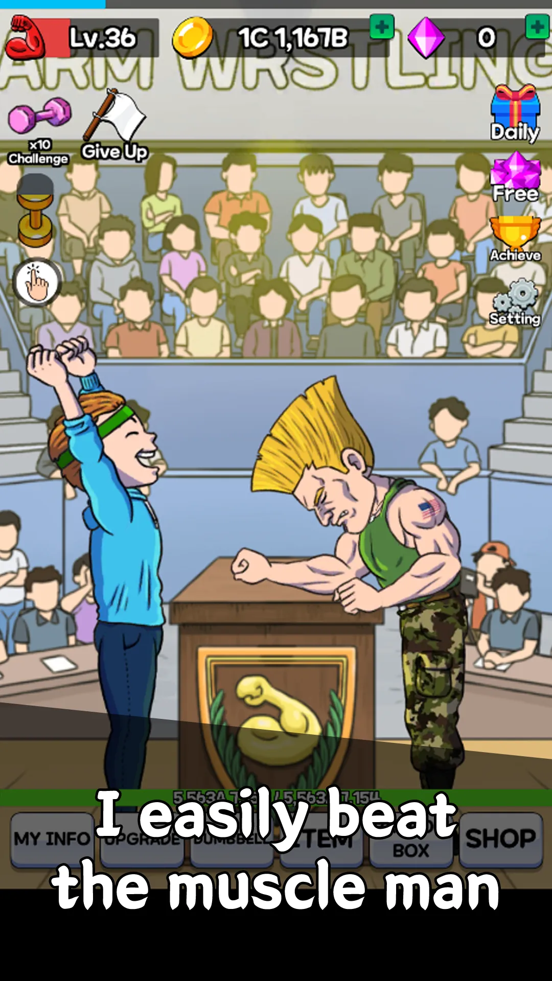 Arm Wrestling Clicker | Indus Appstore | Screenshot