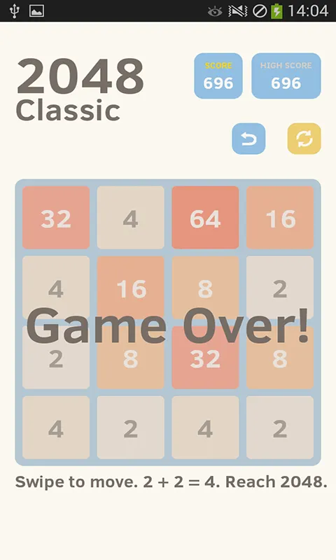 2048 classic | Indus Appstore | Screenshot