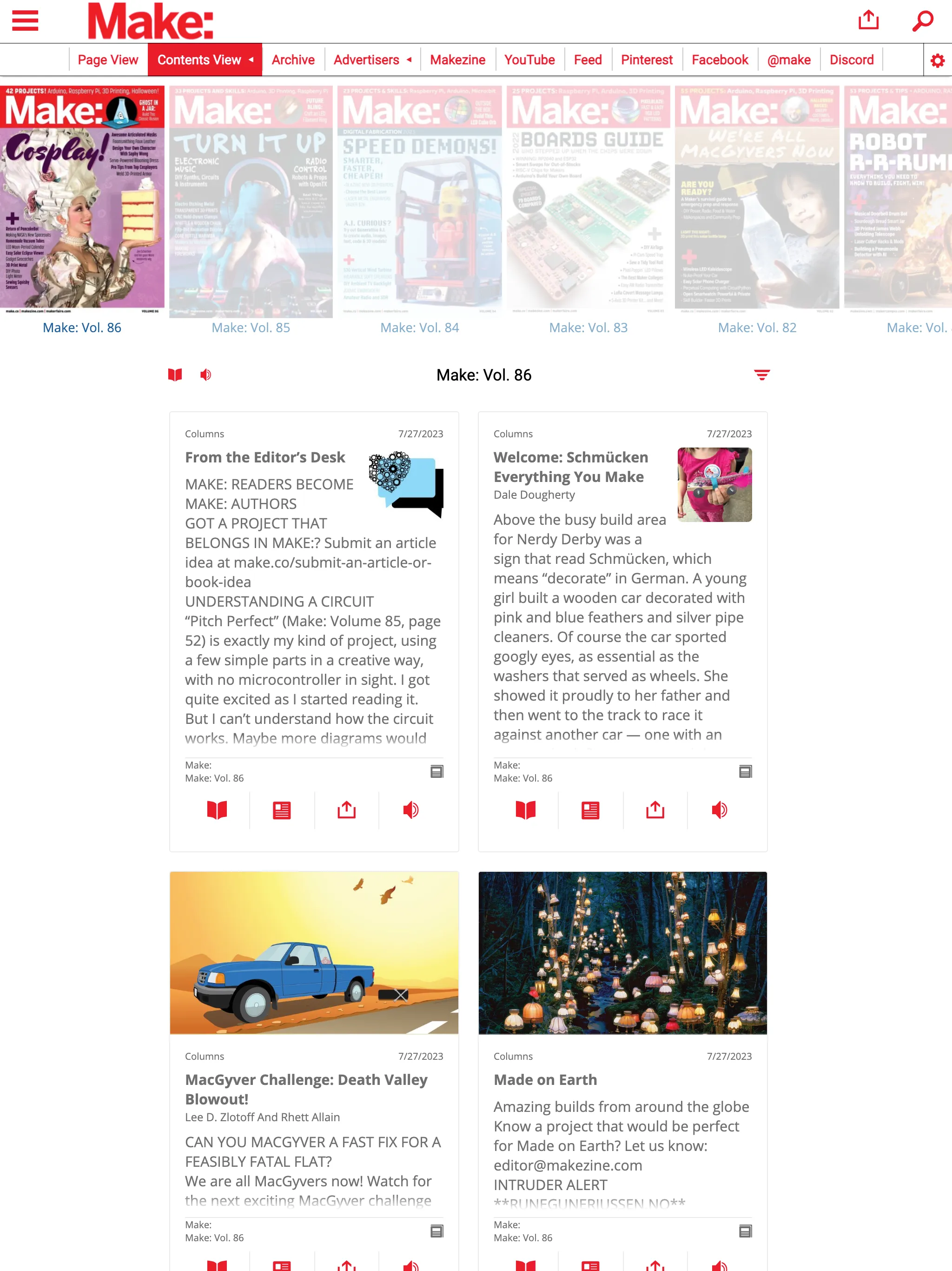 Make: Magazine | Indus Appstore | Screenshot