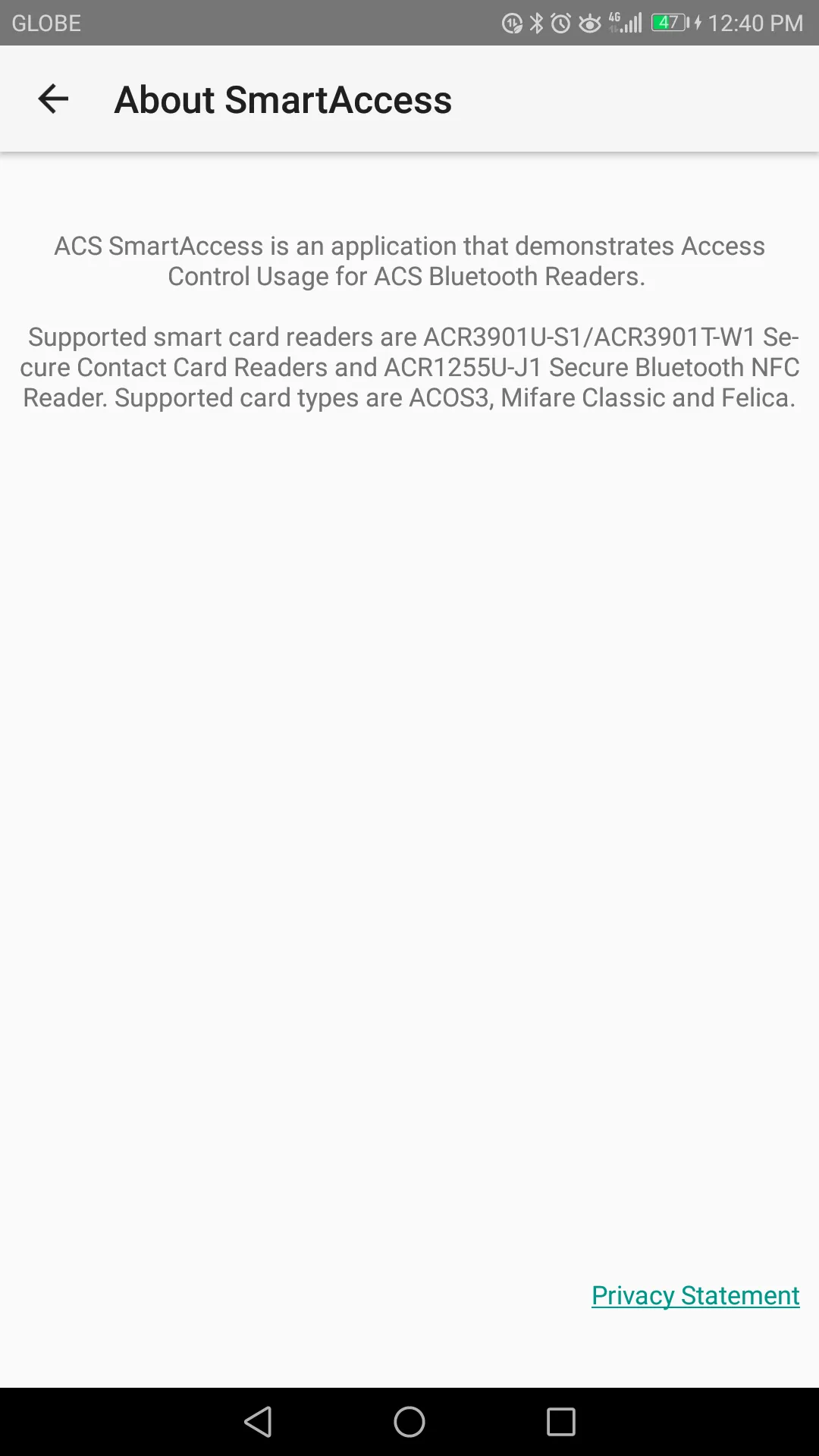 ACS SmartAccess | Indus Appstore | Screenshot
