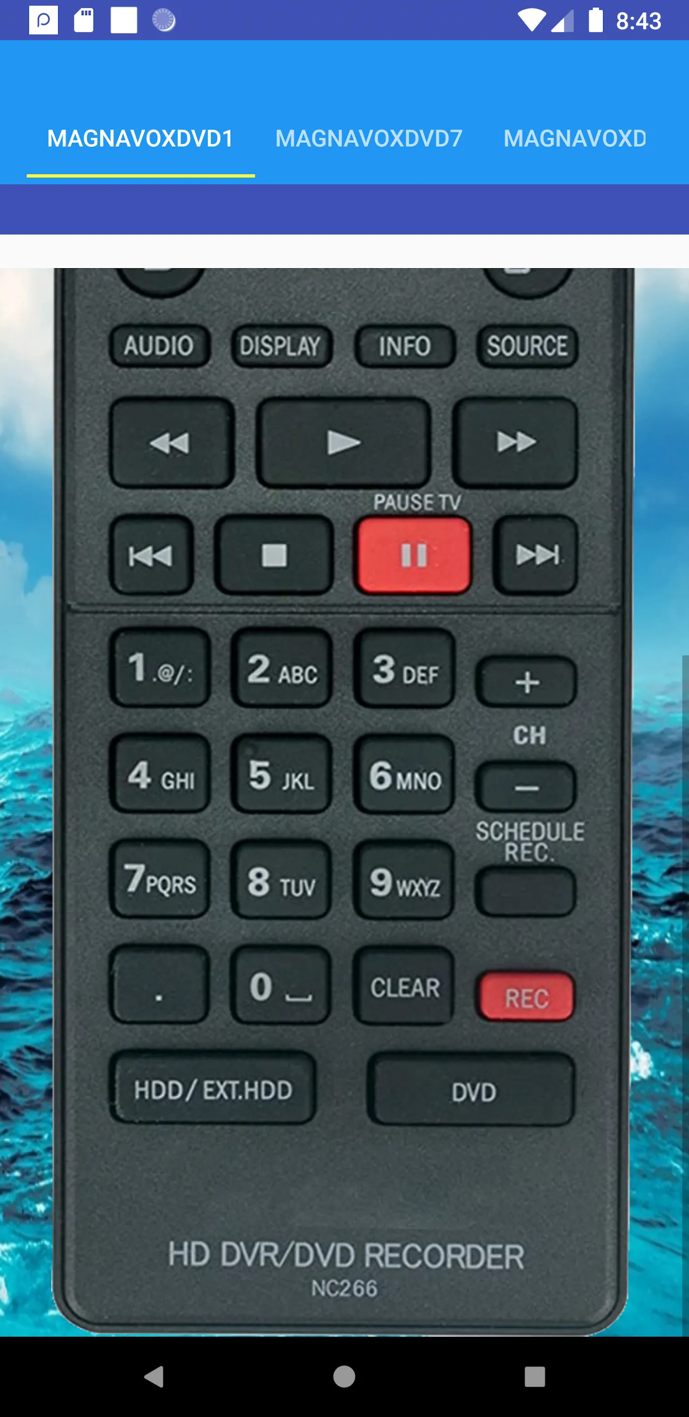 Magnavox DVD Remote | Indus Appstore | Screenshot