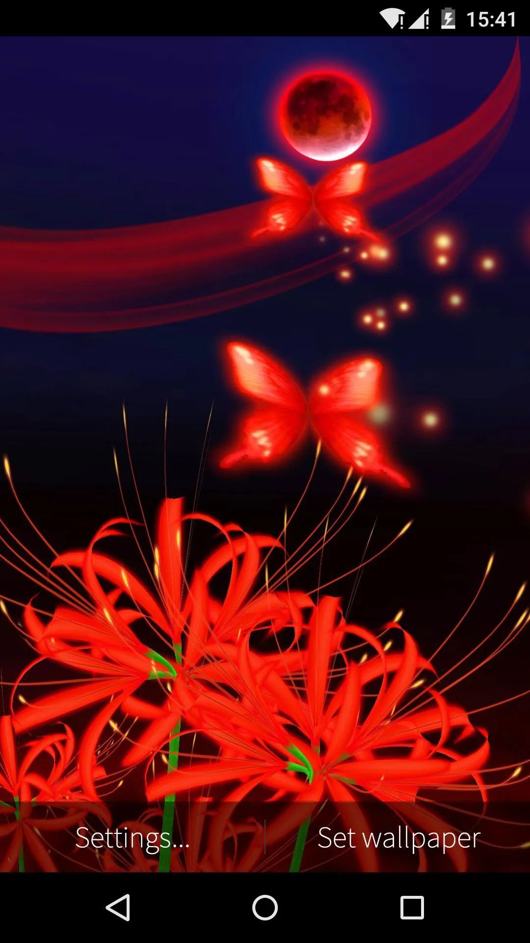 3D Butterfly Flower Wallpaper | Indus Appstore | Screenshot