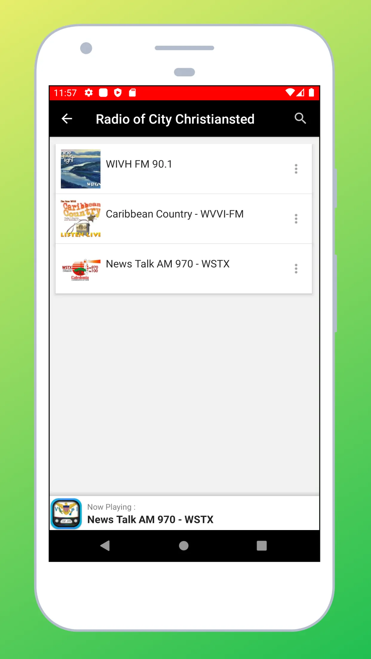 Radio US Virgin Islands FM App | Indus Appstore | Screenshot