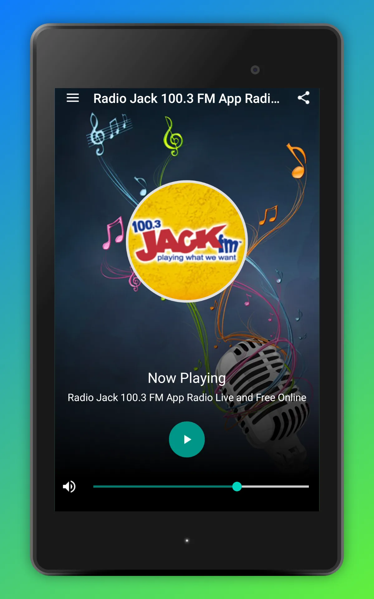 100.3 Jack FM Radio App USA | Indus Appstore | Screenshot