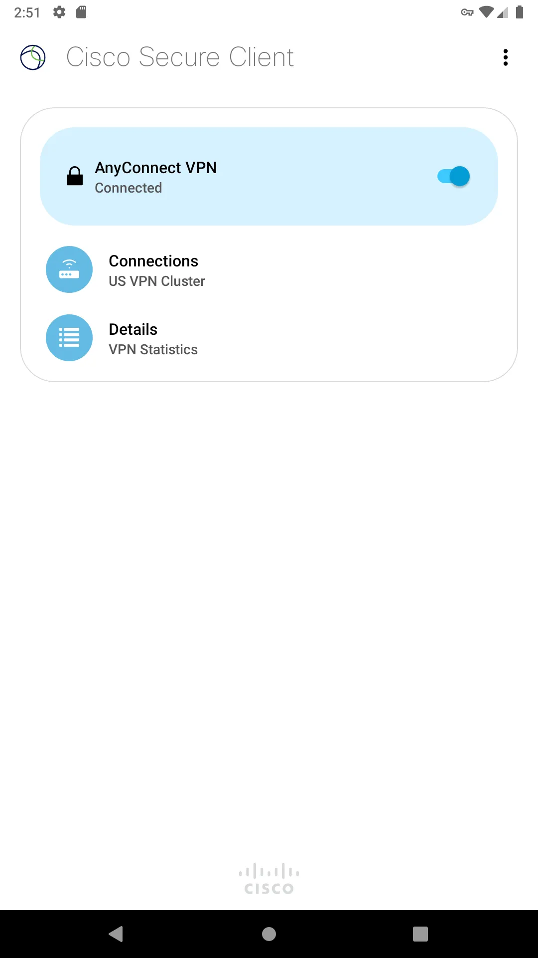 Cisco Secure Client-AnyConnect | Indus Appstore | Screenshot