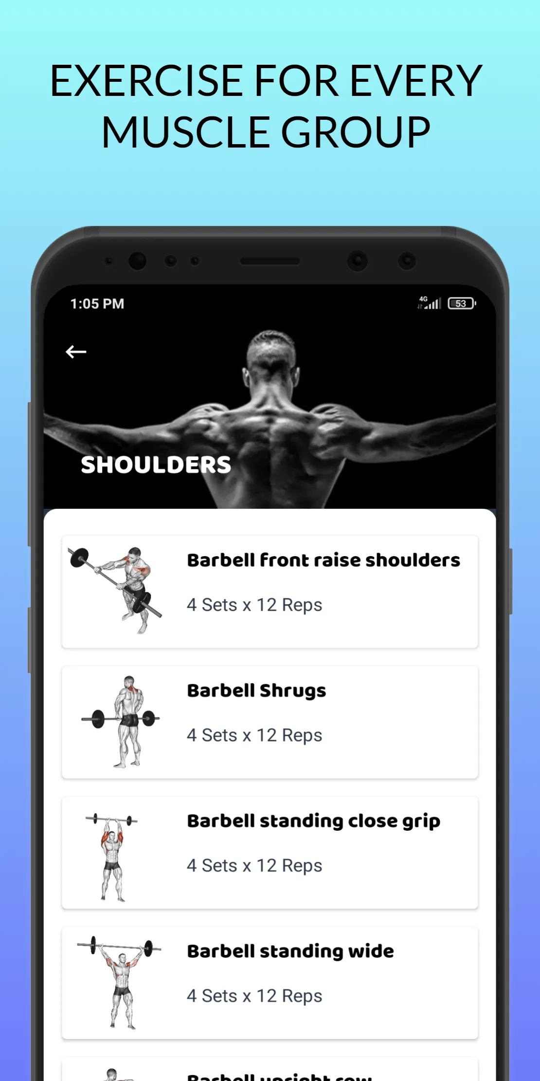 Gym Workout Offline Exercises | Indus Appstore | Screenshot