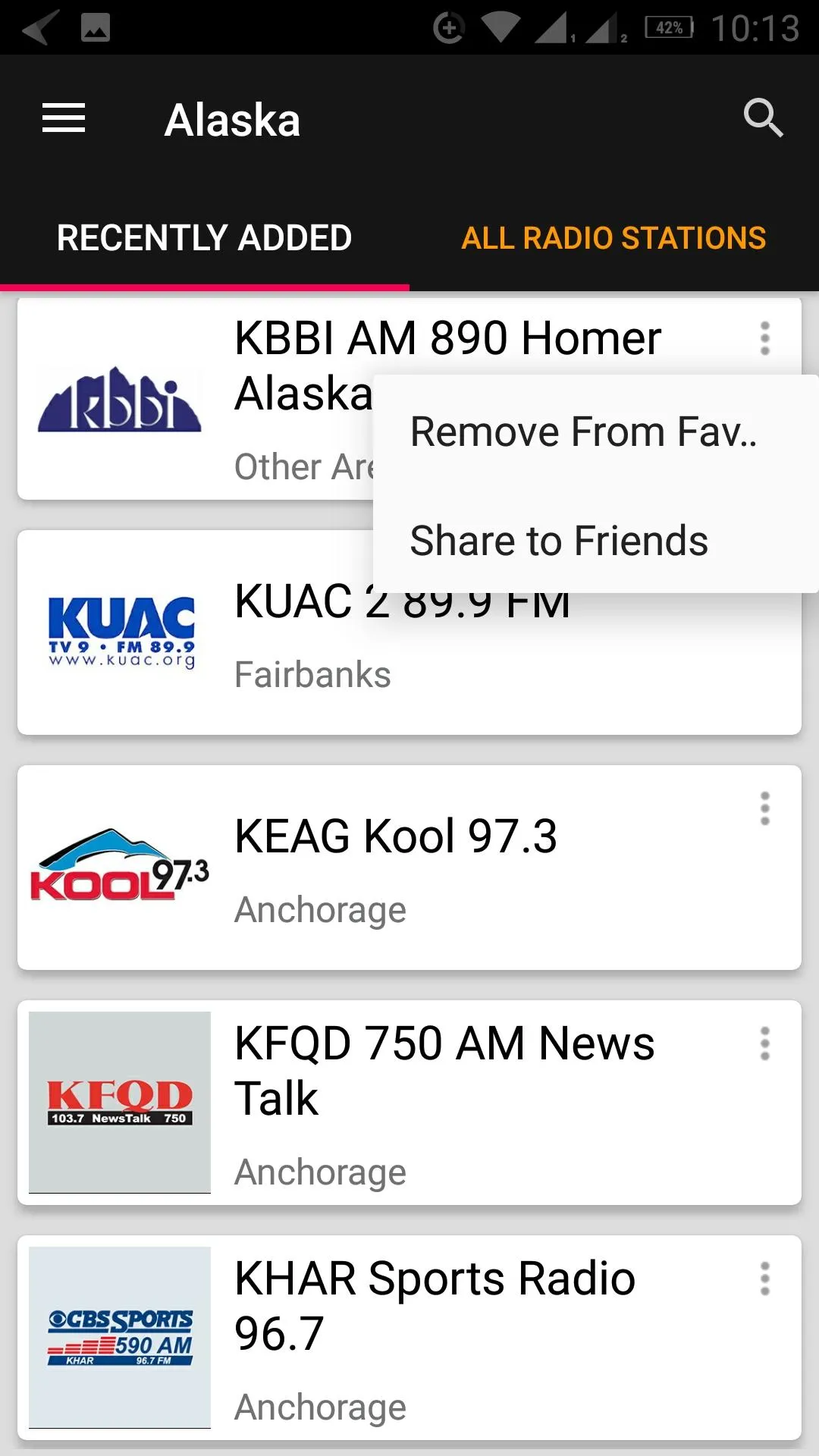 Alaska Radio Stations - USA | Indus Appstore | Screenshot