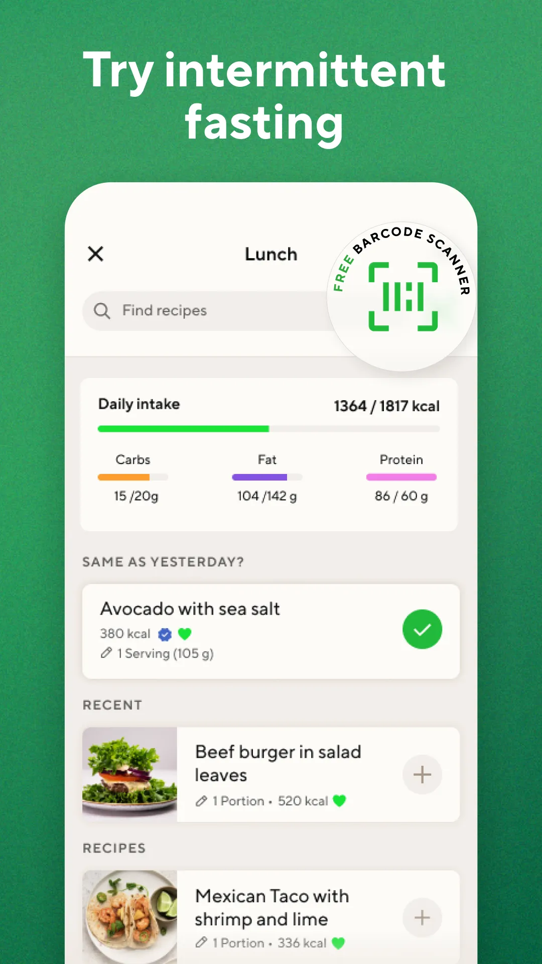 Lifesum Food Tracker & Fasting | Indus Appstore | Screenshot