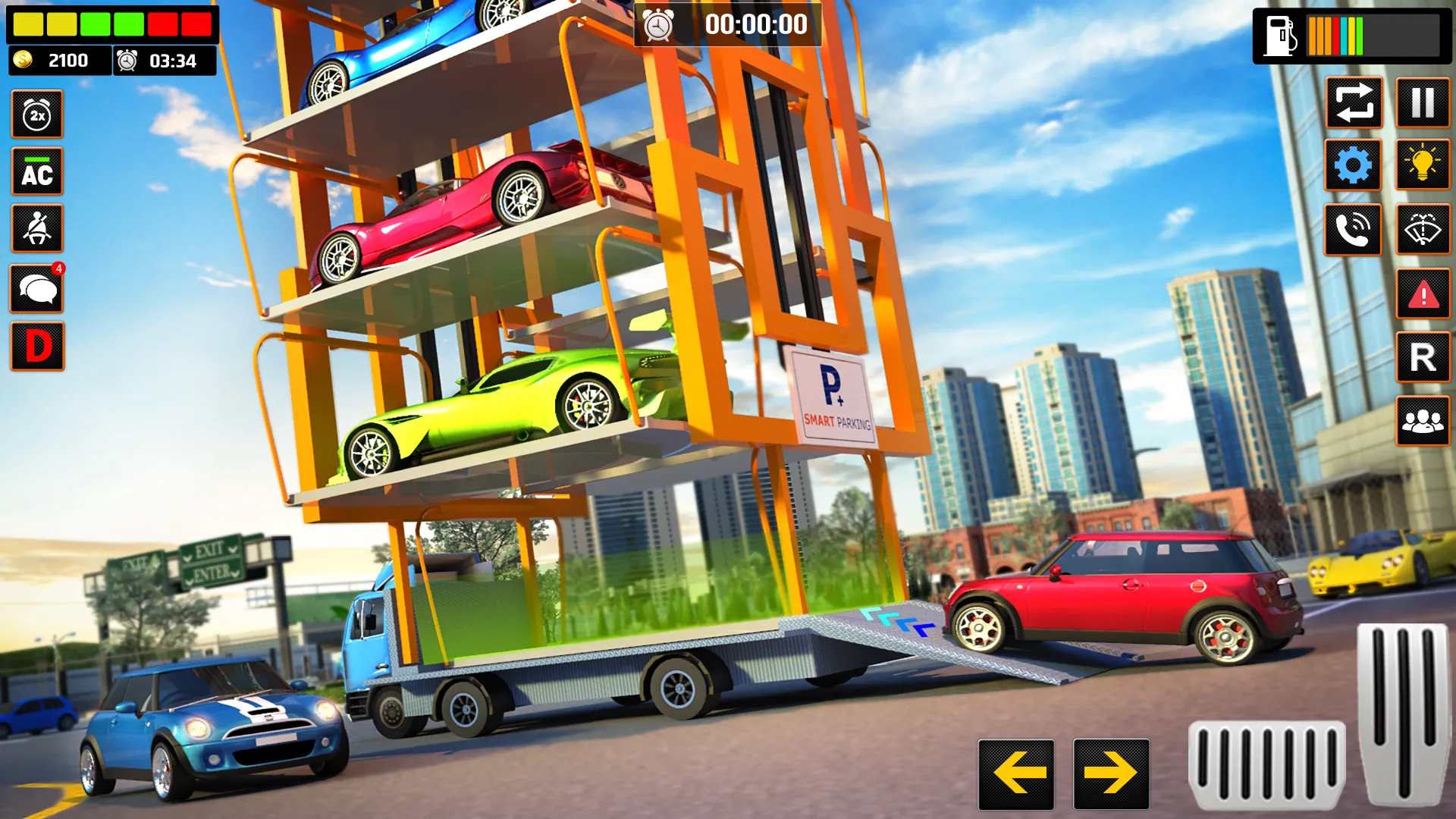 Crazy Car Transport Truck 3d | Indus Appstore | Screenshot