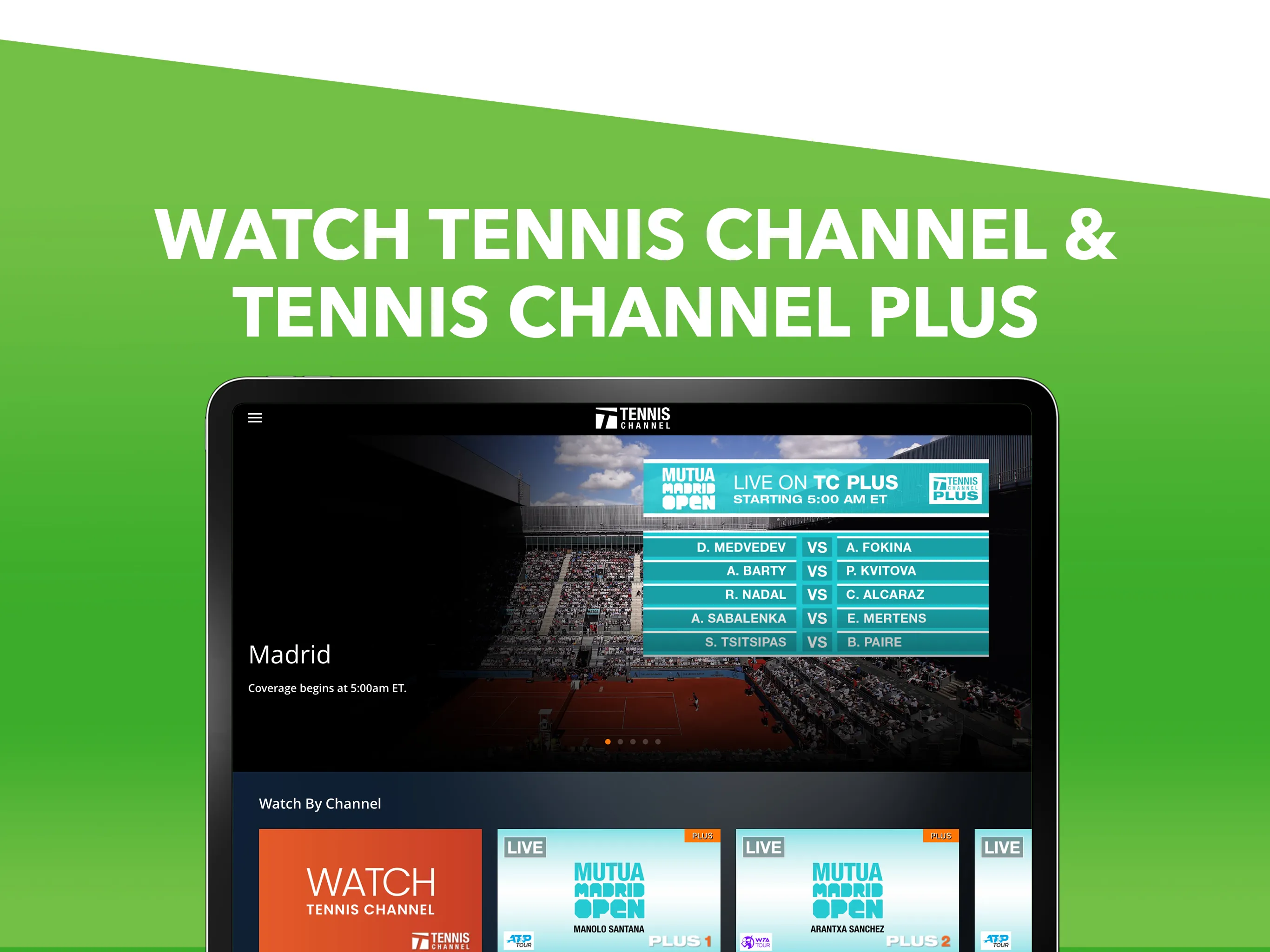 Tennis Channel | Indus Appstore | Screenshot