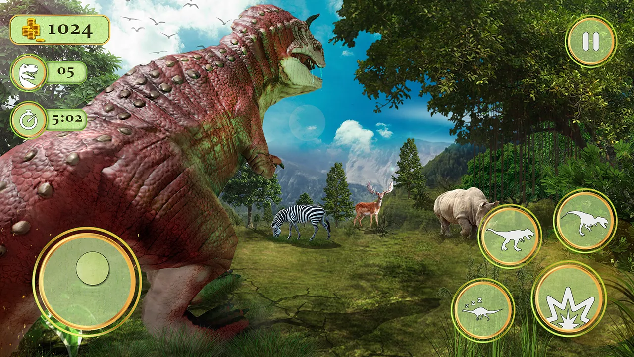 Jungle Dinosaur Simulator | Indus Appstore | Screenshot