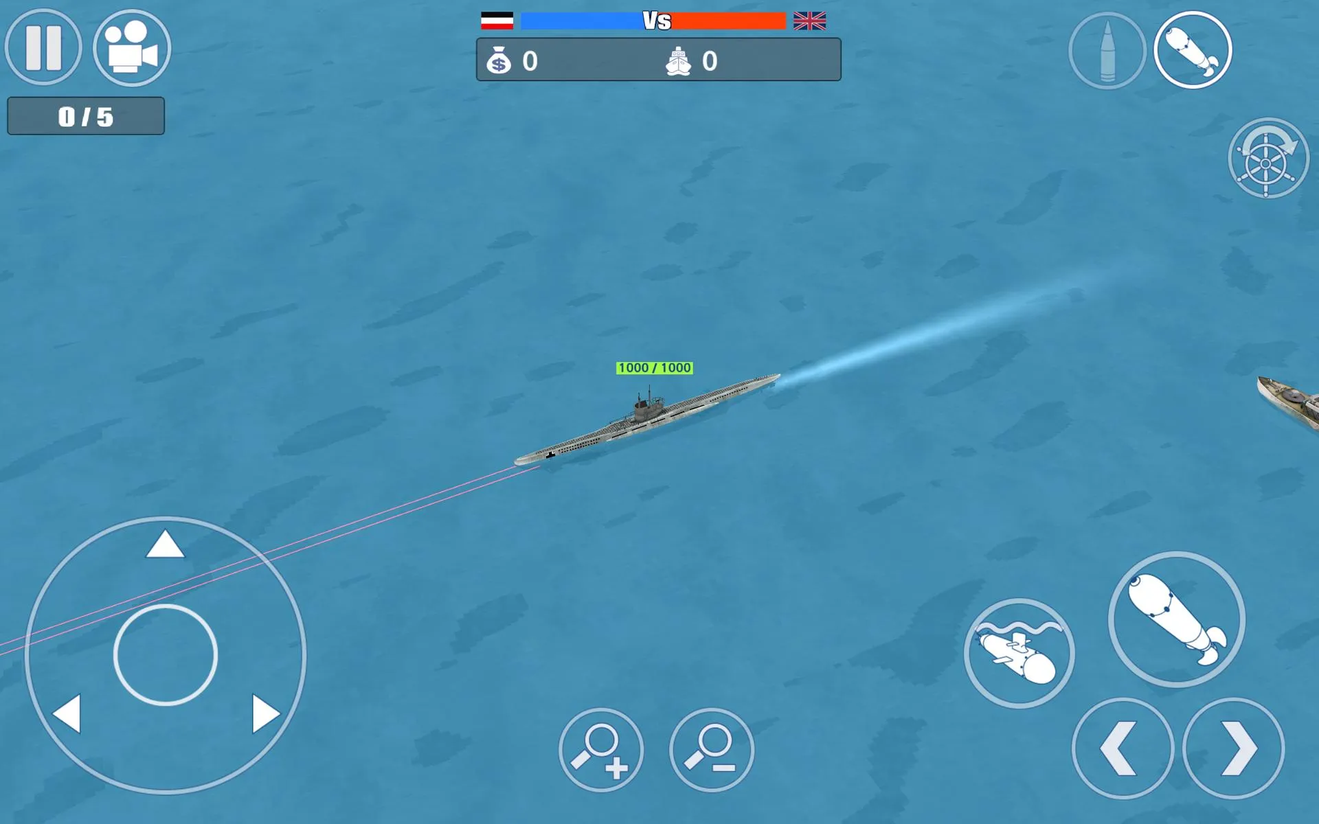 Warship War - The Atlantic War | Indus Appstore | Screenshot