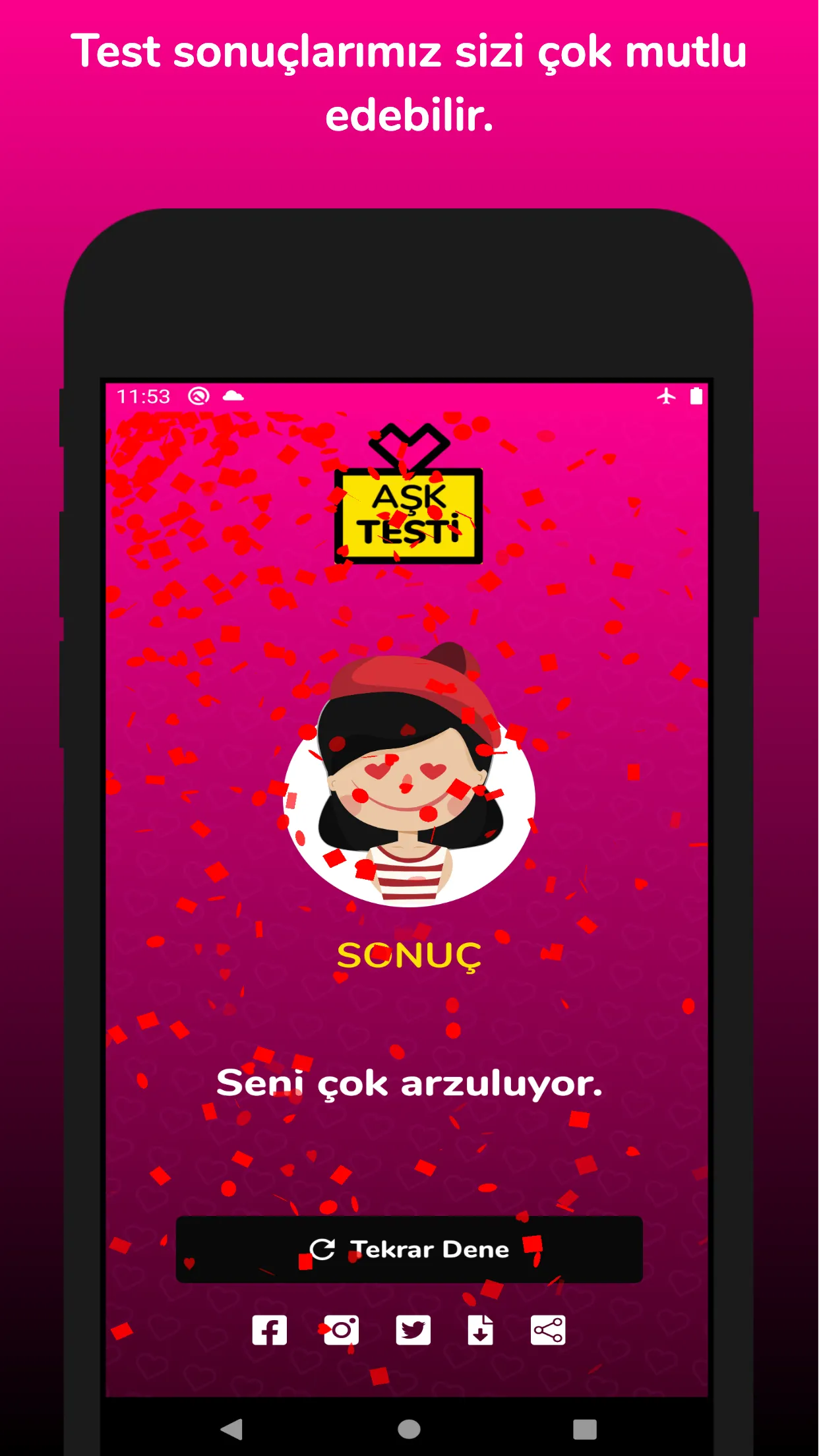 Aşk Testi | Indus Appstore | Screenshot