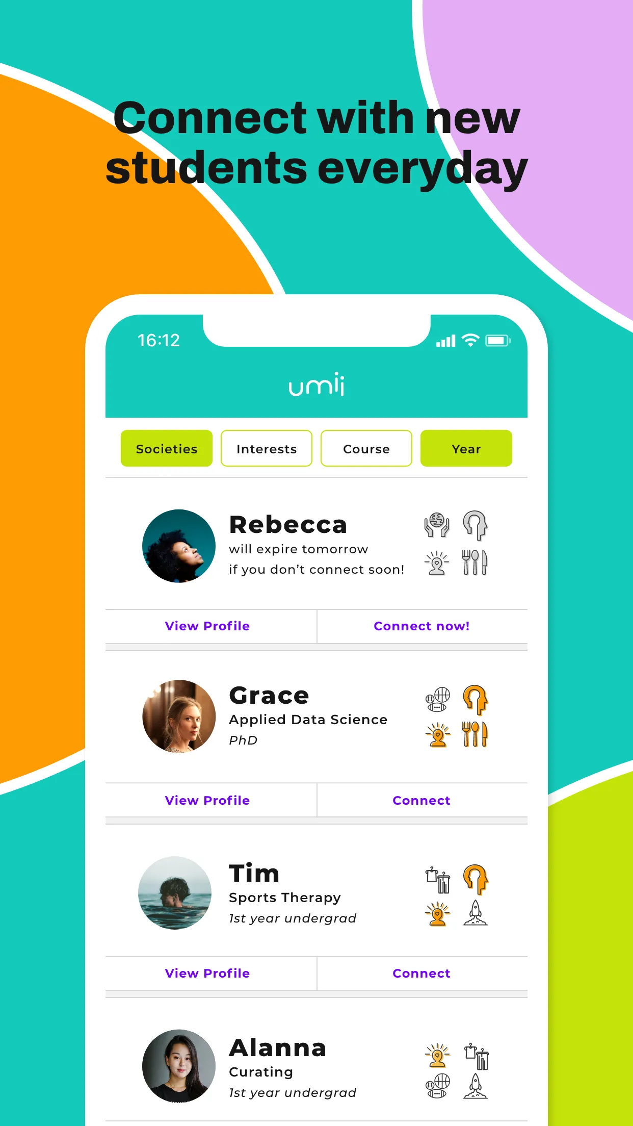 Umii Meet Like-Minded Students | Indus Appstore | Screenshot