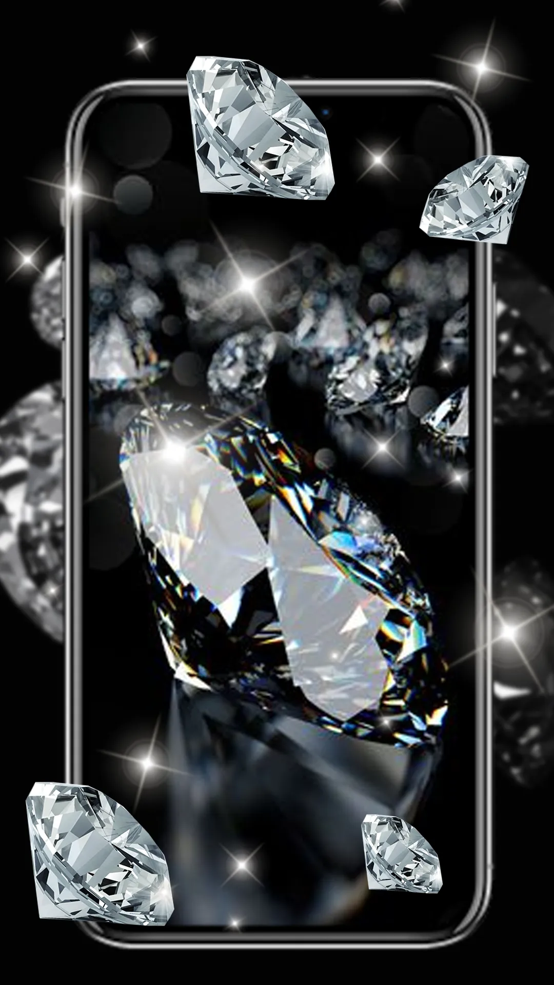 Diamond Live Wallpaper 3D | Indus Appstore | Screenshot