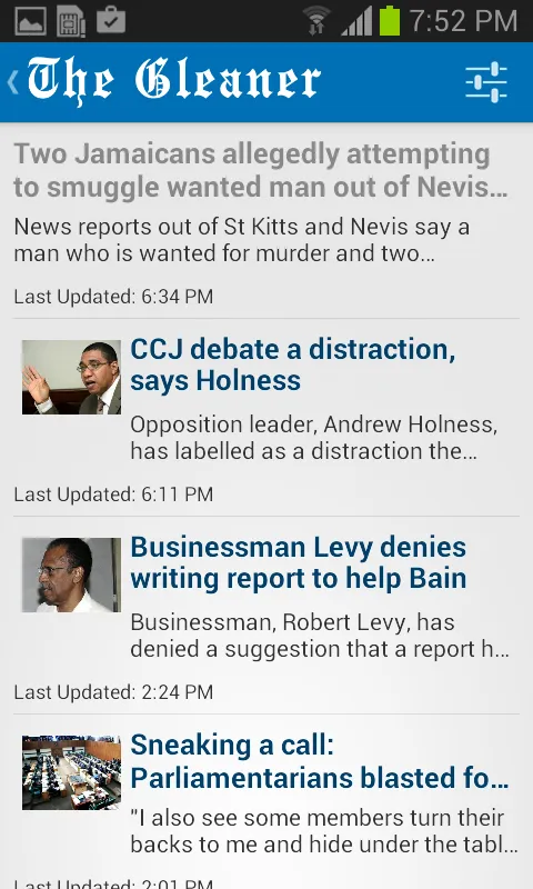 Jamaica Gleaner | Indus Appstore | Screenshot