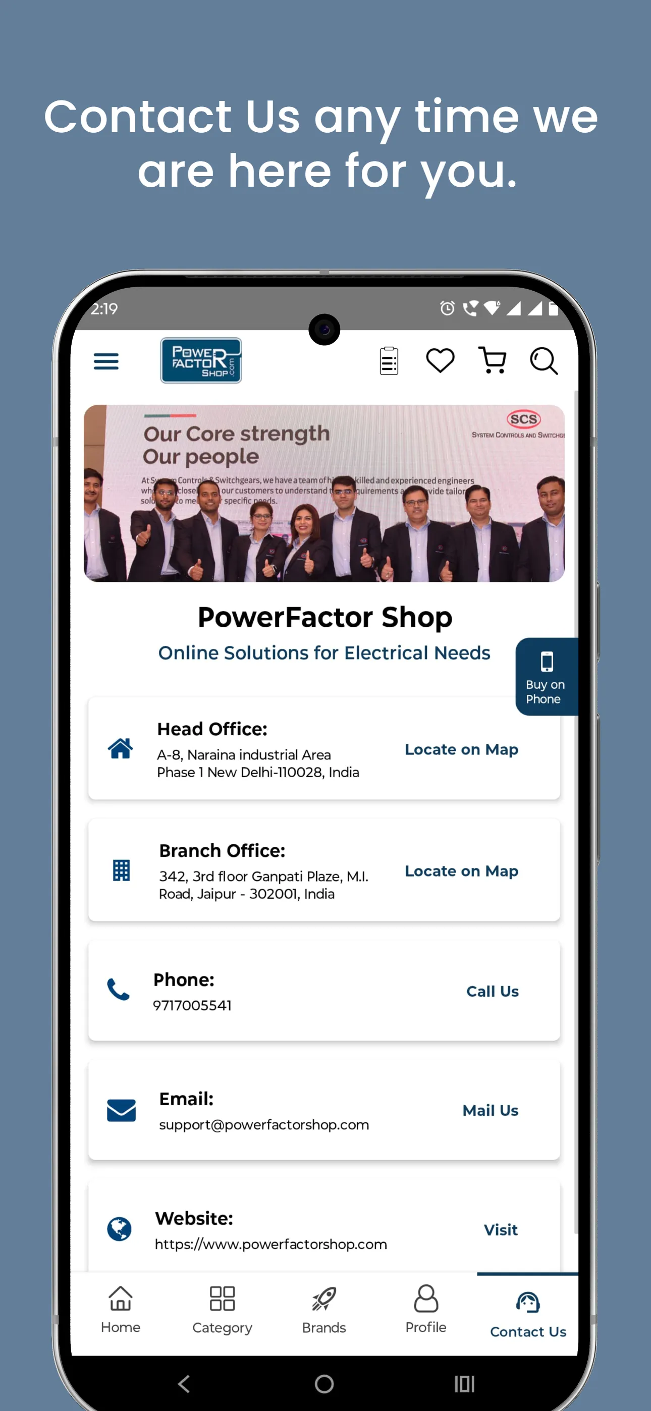 PowerFactorShop : Online | Indus Appstore | Screenshot