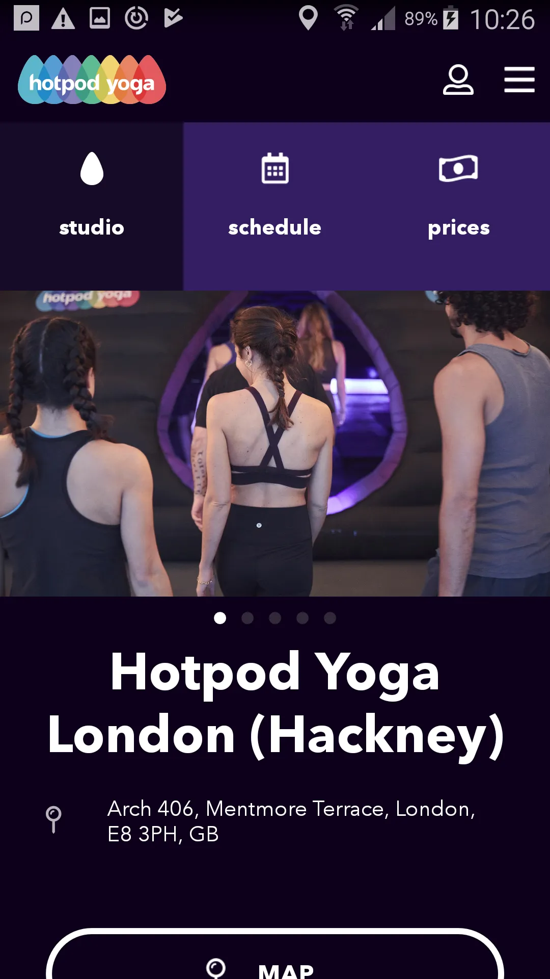 Hotpod Yoga | Indus Appstore | Screenshot