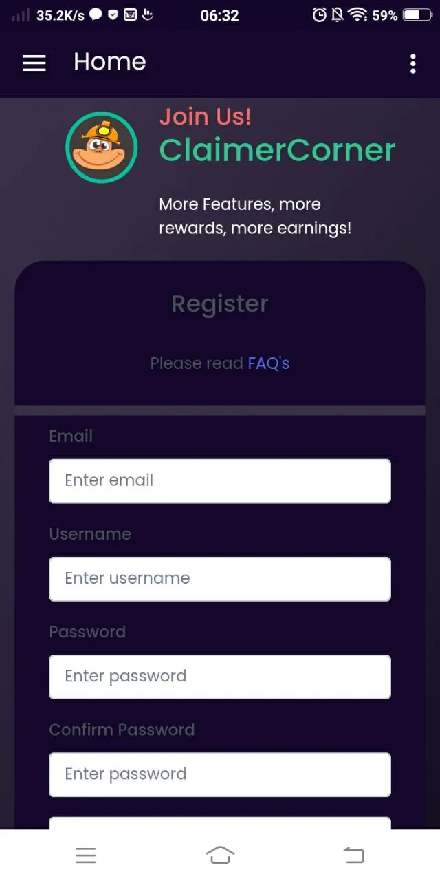 Claimer Corner | Indus Appstore | Screenshot