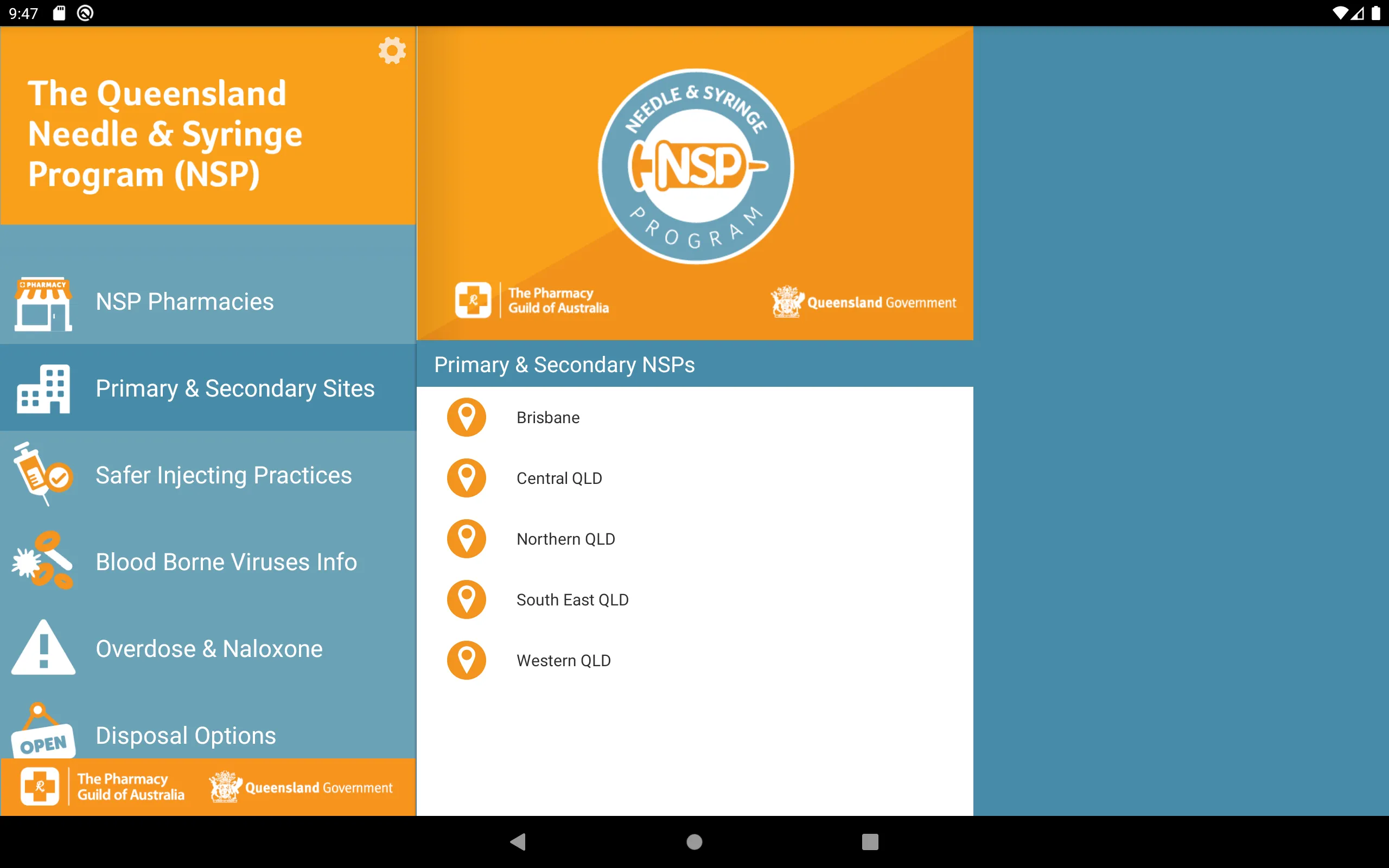 QLD Needle & Syringe Program | Indus Appstore | Screenshot