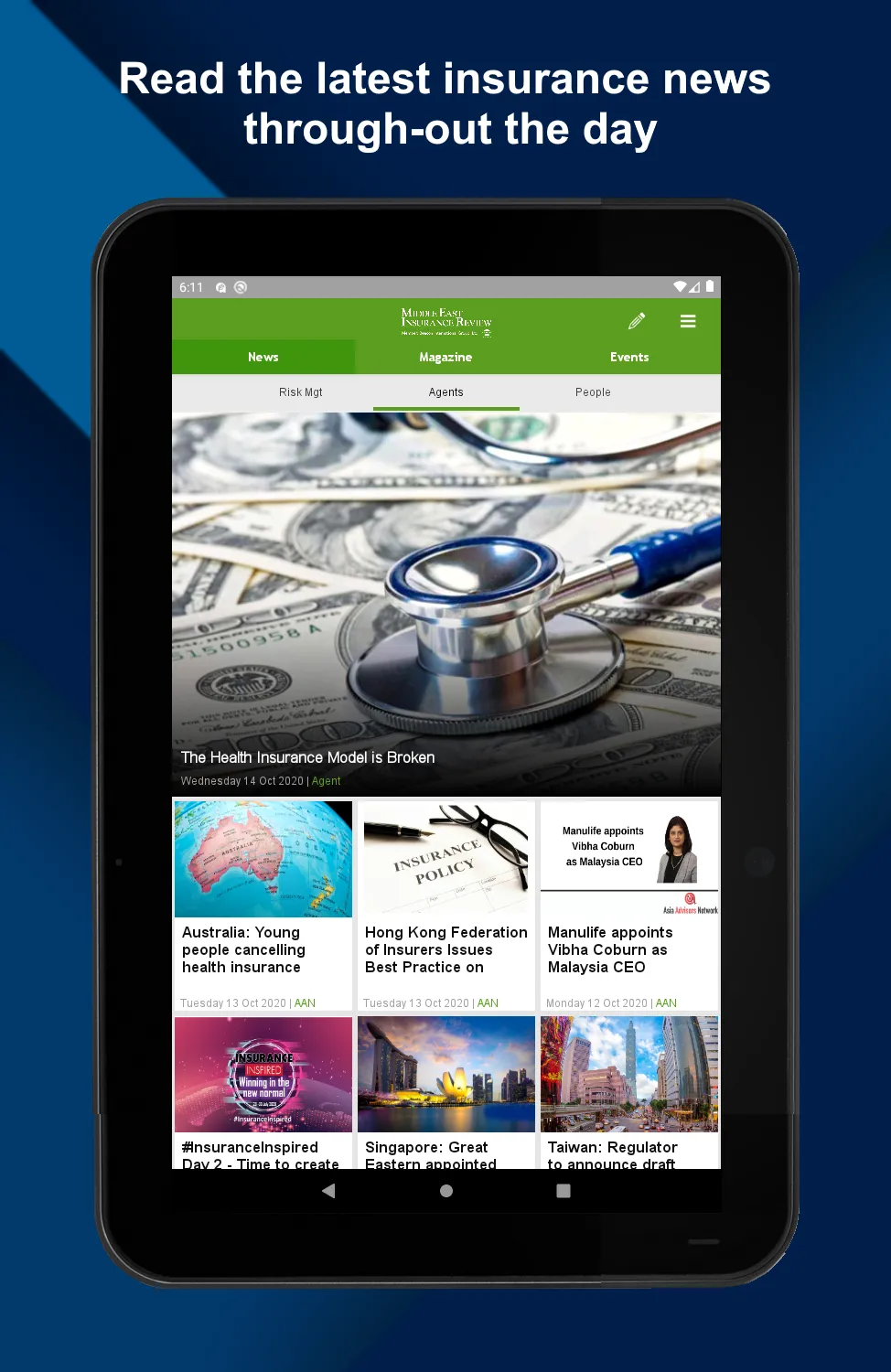 Middle East Insurance Review | Indus Appstore | Screenshot