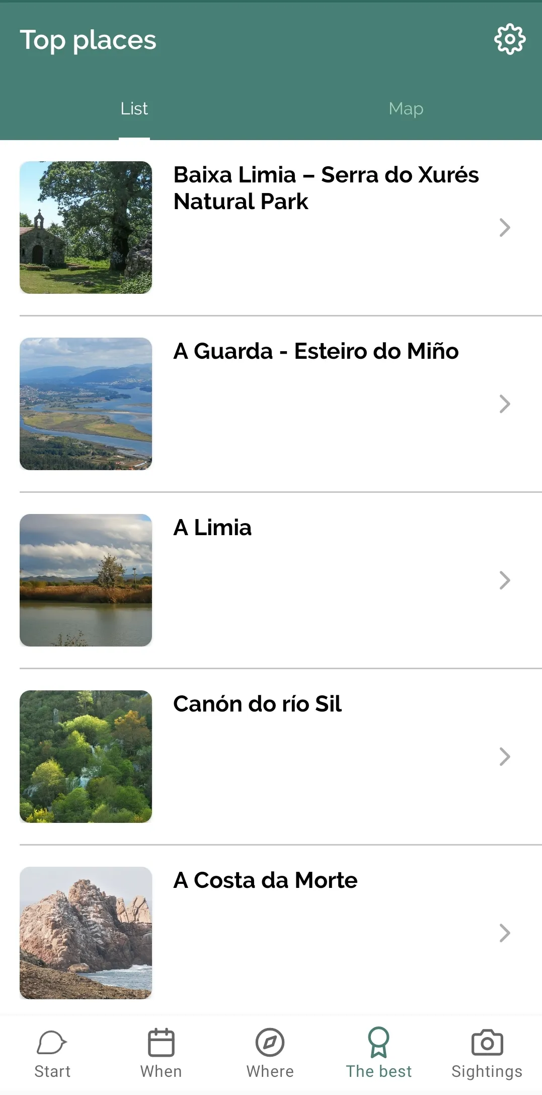 Galicia Birding | Indus Appstore | Screenshot