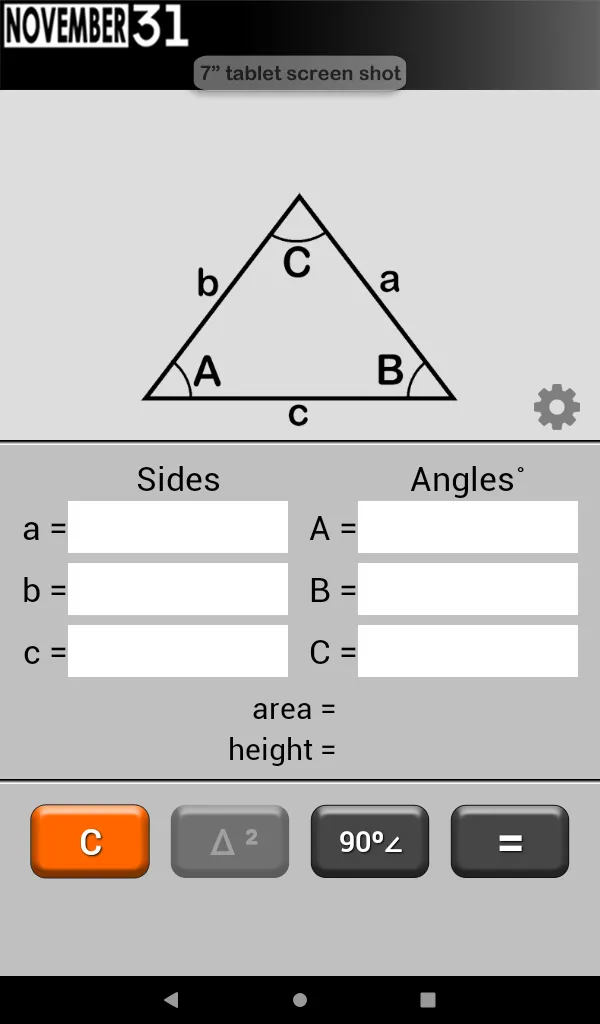 Triangle Calculator | Indus Appstore | Screenshot