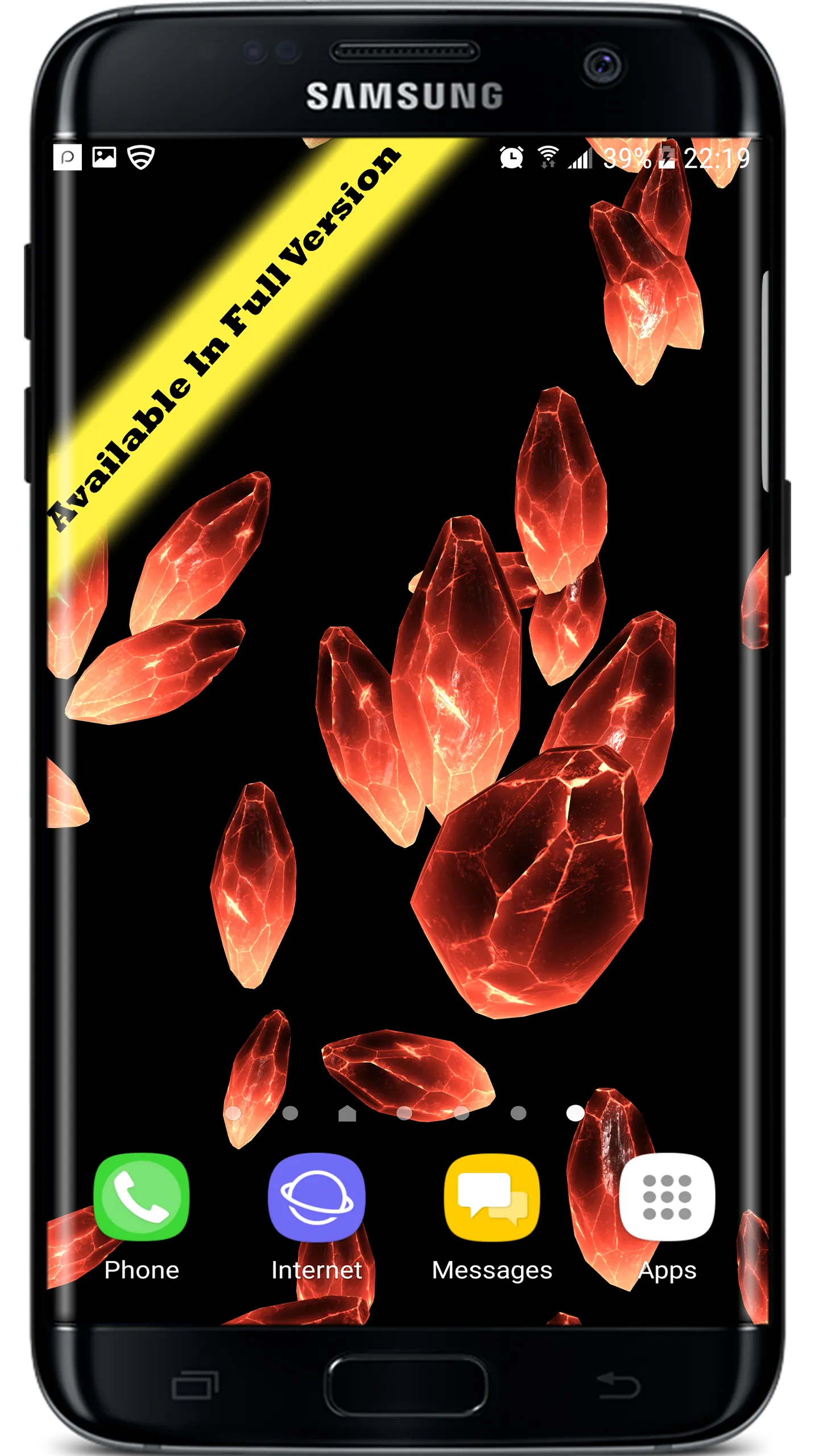 3D Crystals Particles Live Wal | Indus Appstore | Screenshot