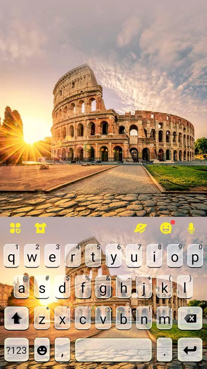 Rome Colosseum Keyboard Theme | Indus Appstore | Screenshot