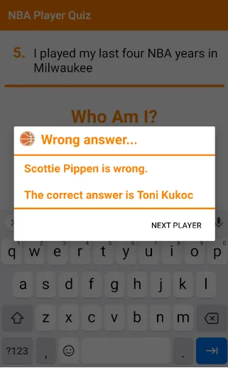 NBA Player Quiz | Indus Appstore | Screenshot